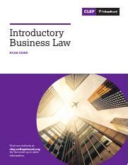 introductory business law exam